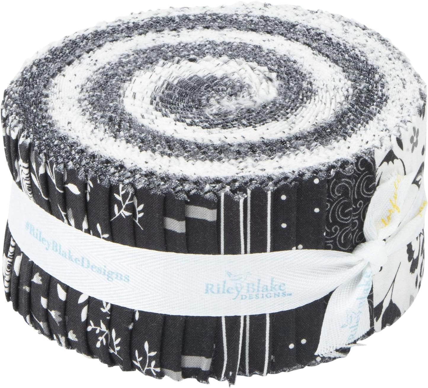 Riley Blake Black Tie - 40 Strip Rolie Polie