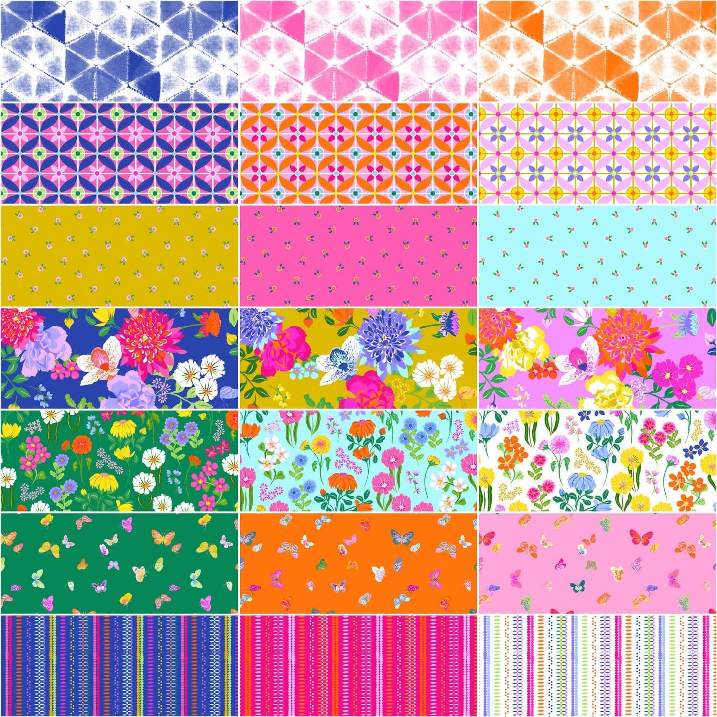 Riley Blake Splendid 2.5" Strips - 40-Strip Rolie Polie