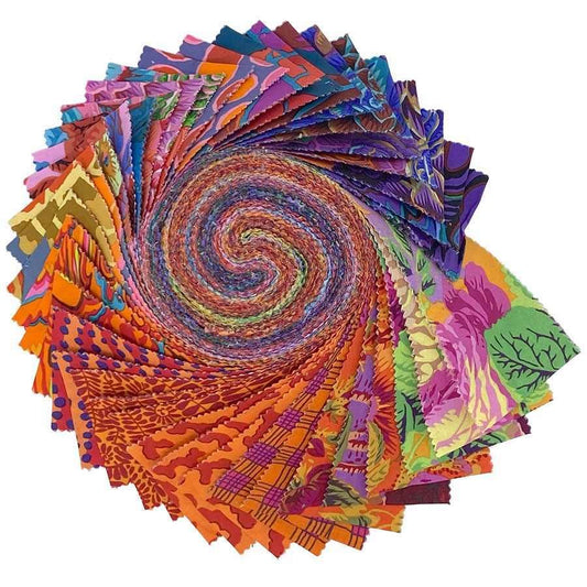 Free Spirit - Kaffe Fassett Collective - February 2025 Warm Colorway - 40 Strip Design Roll