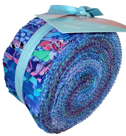 Free Spirit - Classics Plus: Royal by Kaffe Fassett Collective - 40 Strip Design Roll