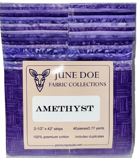 June Doe Fabric Collections - Amethyst - 40-Strip Pack