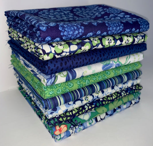 Clothworks "Margot" Half-yard Bundle - 10 Fabrics, 5 Total Yards