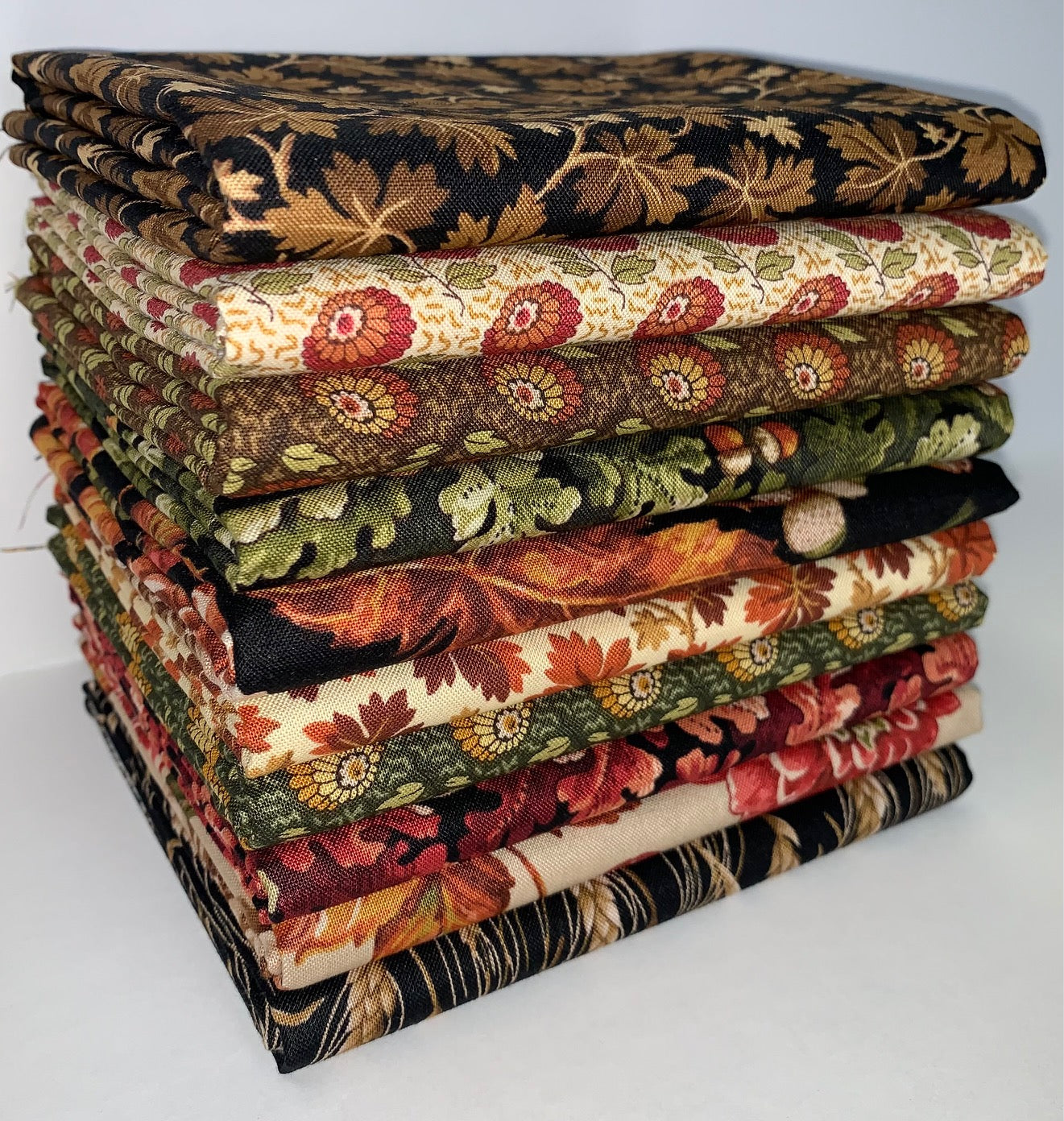 Andover "Autumn Woods" Half-yard Bundle - 10 Fabrics, 5 Total Yards