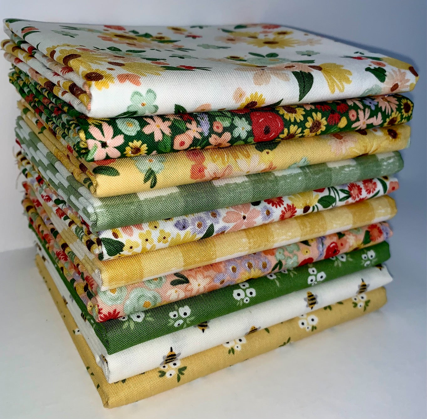 Riley Blake "Homemade" Half-yard Bundle - 10 Fabrics, 5 Total Yards