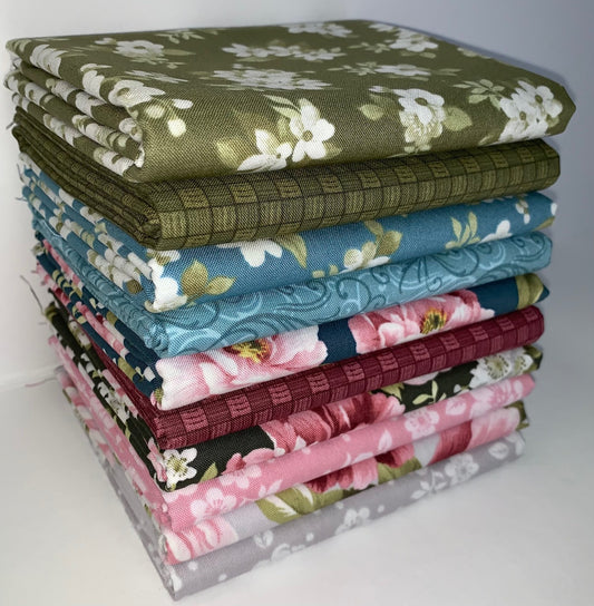 Benartex "Camellia" Half-Yard Bundle - 10 Fabrics, 5 Total Yards