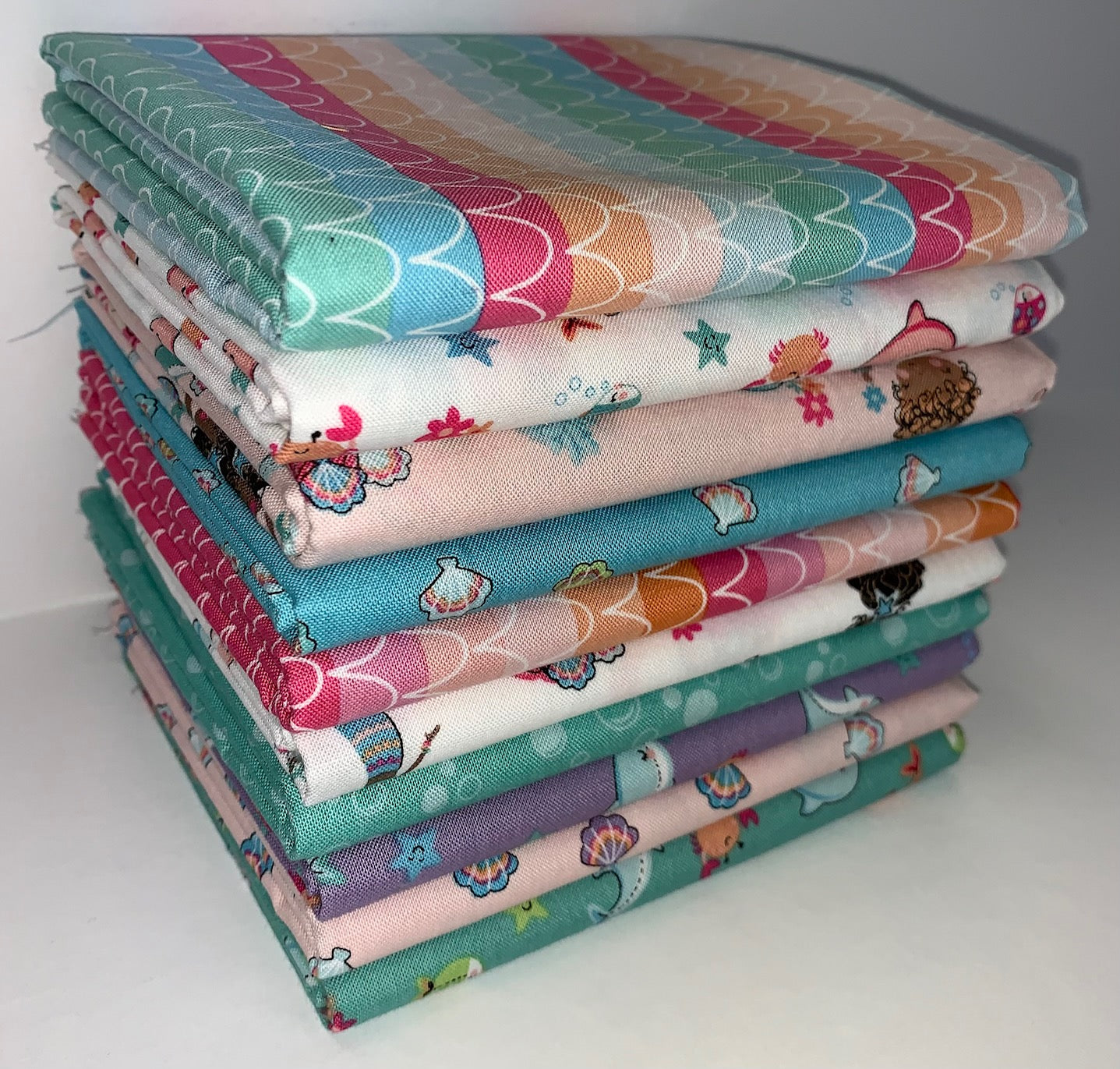 Riley Blake "Mer-Mazing" Half-yard Bundle - 10 Fabrics, 5 Total Yards