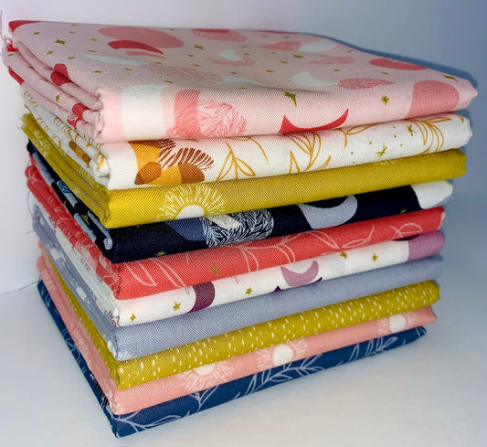 Riley Blake "Moonchild" Half-yard Bundle - 10 Fabrics, 5 Total Yards