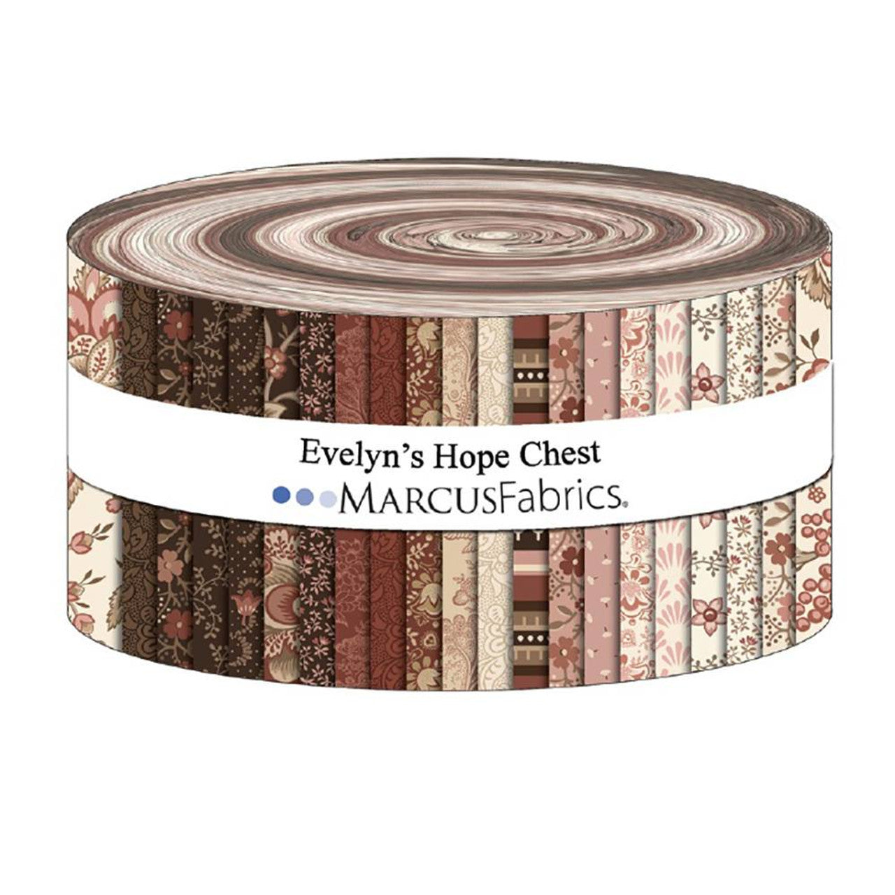 Marcus Fabrics - Evelyn's Hope Chest - 40 2.5" Strips