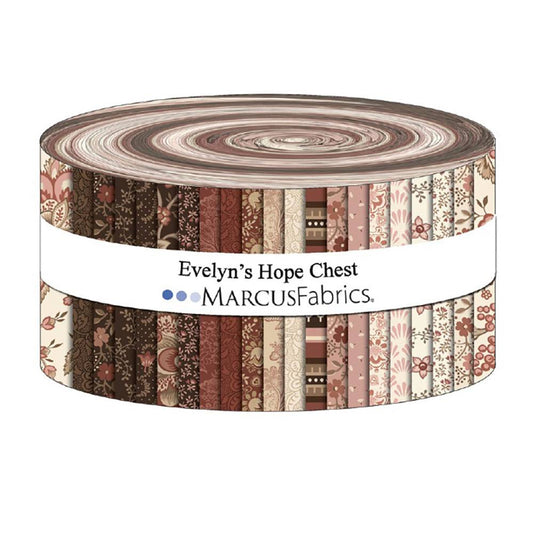 Marcus Fabrics - Evelyn's Hope Chest - 40 2.5" Strips