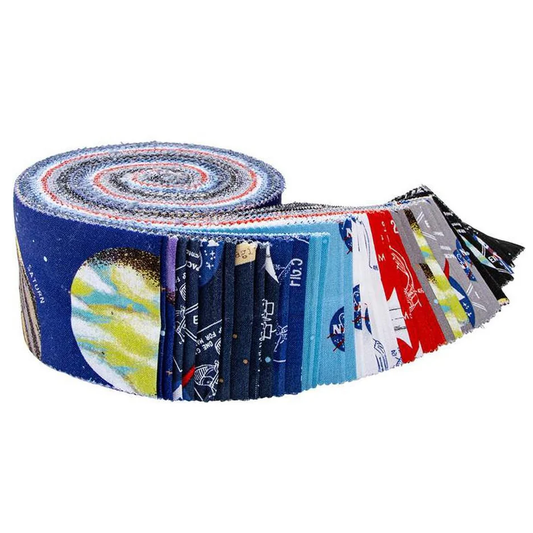 Riley Blake Outer Space By NASA - 40 Strip Rolie Polie