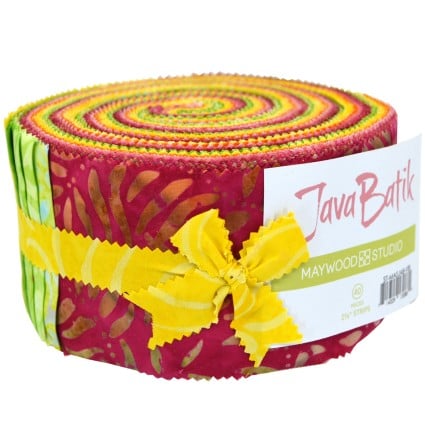 Maywood Studio - Java Batiks - Vibrant - 40 Strips