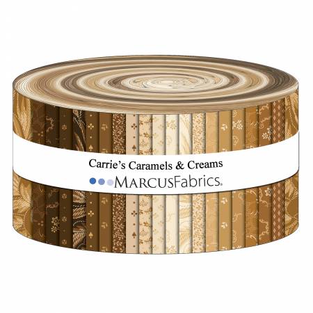 Marcus Fabrics - Carrie's Caramels & Creams By Carrie Quinn - 40 2.5" Strips