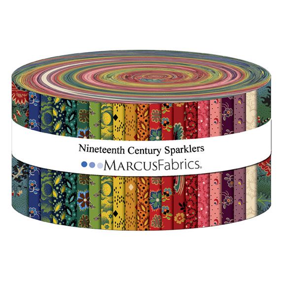 Marcus Fabrics - 19th Century Sparklers - 40 2.5" Strips