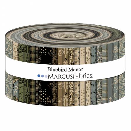 Marcus Fabrics - Bluebird Manor - 40 2.5" Strips