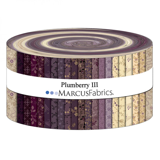 Marcus Fabrics - Plumberry III - 40 2.5" Strips