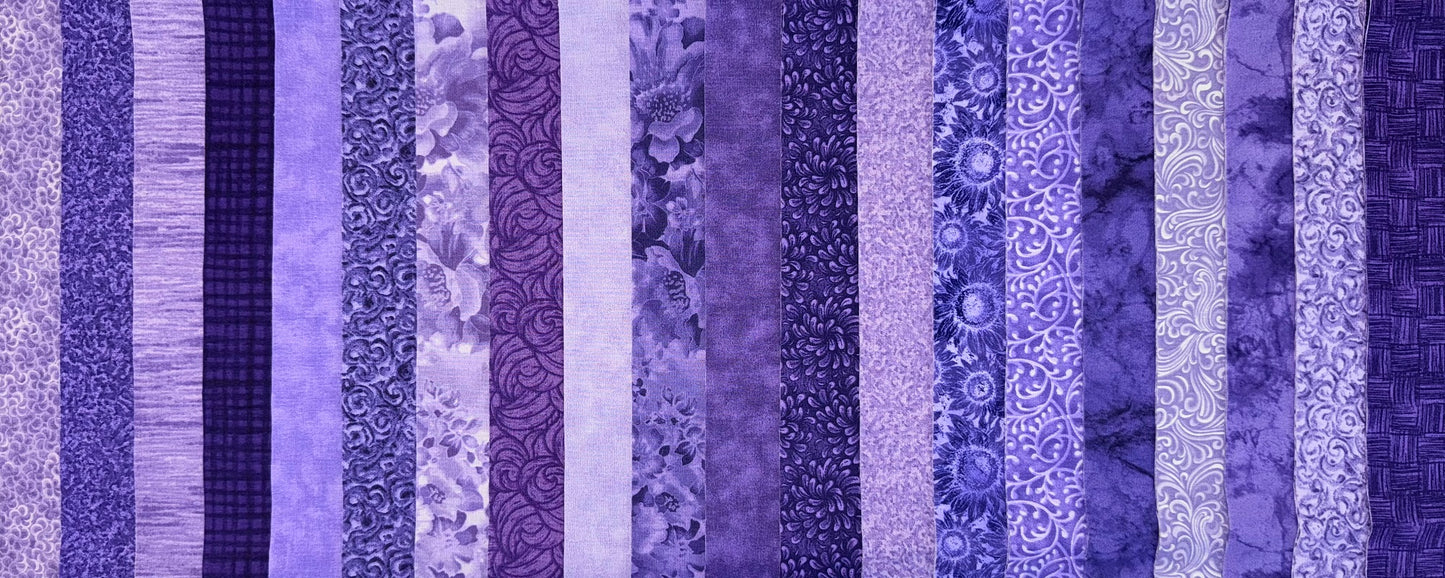 June Doe Fabric Collections - Amethyst - 40-Strip Pack