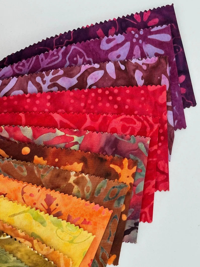 Maywood Studio - Java Batiks - Autumn - 40 Strips