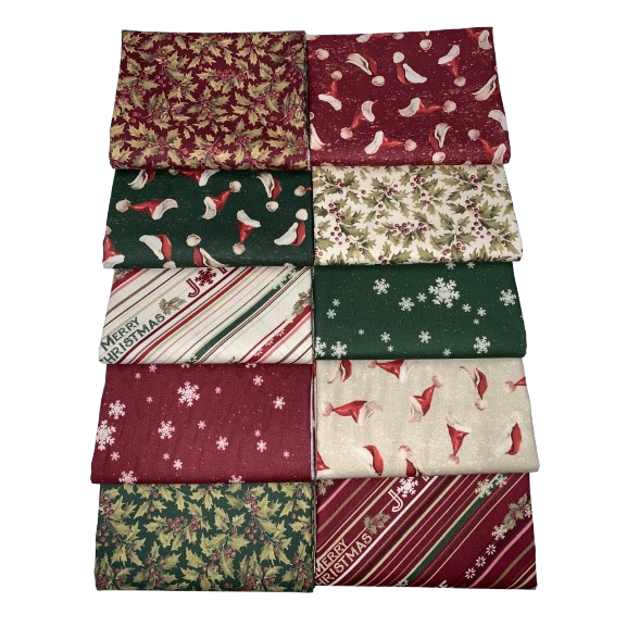 Clothworks "Better Not Pout" Half-yard Bundle - 10 Fabrics, 5 Total Yards