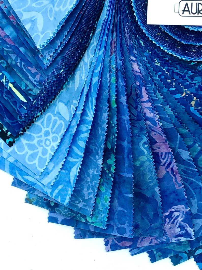 Maywood Studio - Java Batiks - Blues 2 - 40 Strips