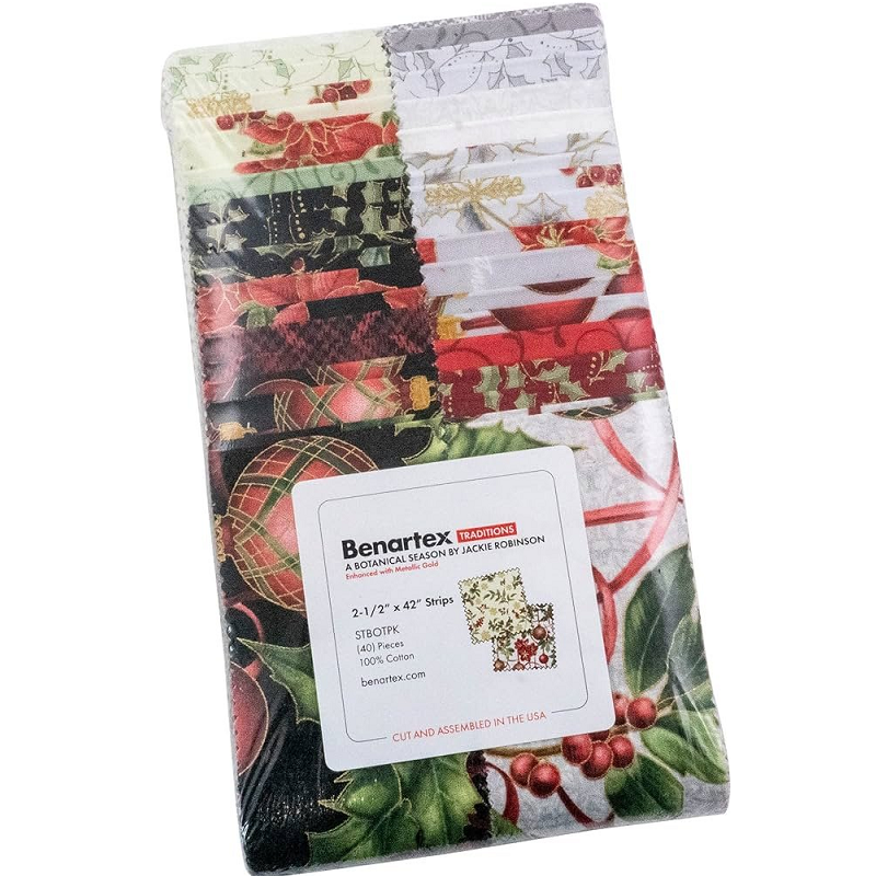 Benartex A Botanical Season Strip-pies - 40 2.5" Strips