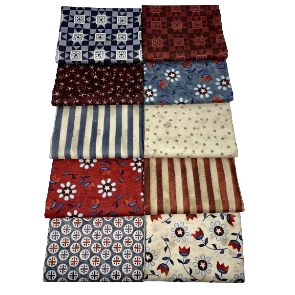 Riley Blake "Bright Stars" Half-yard Bundle - 10 Fabrics, 5 Total Yards