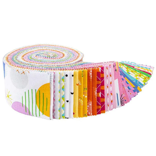 Riley Blake Celebrate - 40 Strip Rolie Polie