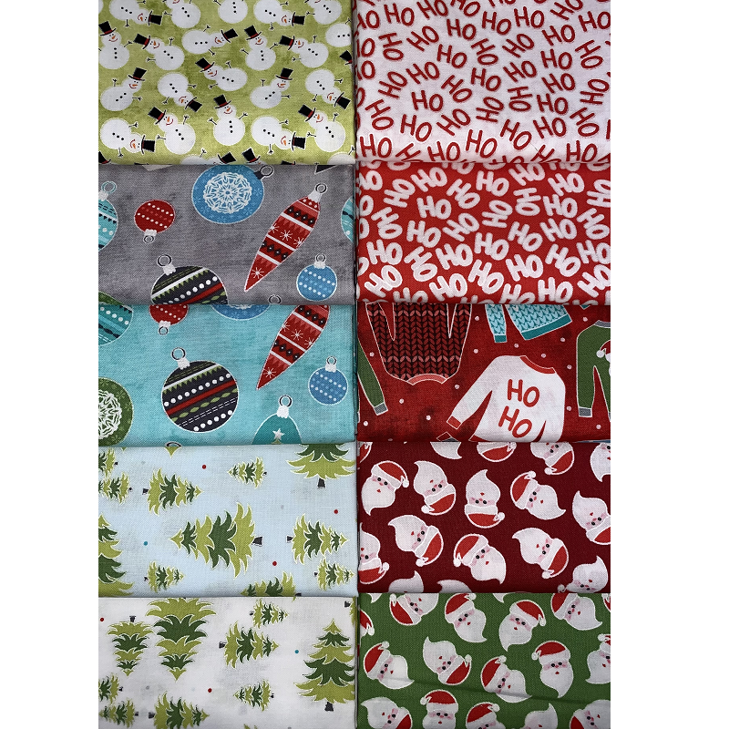 Benartex "A Cozy Winter" Half-Yard Bundle - 10 Fabrics, 5 Total Yards