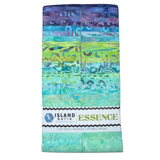 Island Batik - Essence - 20 Fabrics, 40 Total Strips