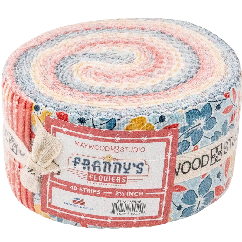 Maywood Studio - Franny's Flowers (Kim's Cause Collection) Roll - 40 Strips