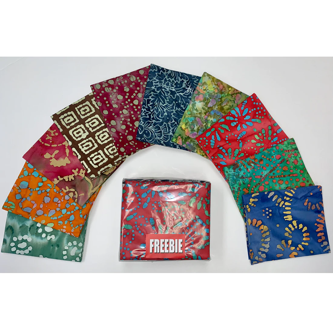 (Promo Has Ended) [11/25/24] Freebie: 10-pc Batik Fat Quarter Pack w/All 40-strip Batik Purchases!