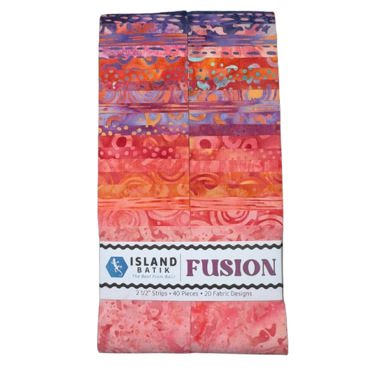 Island Batik - Fusion - 20 Fabrics, 40 Total Strips