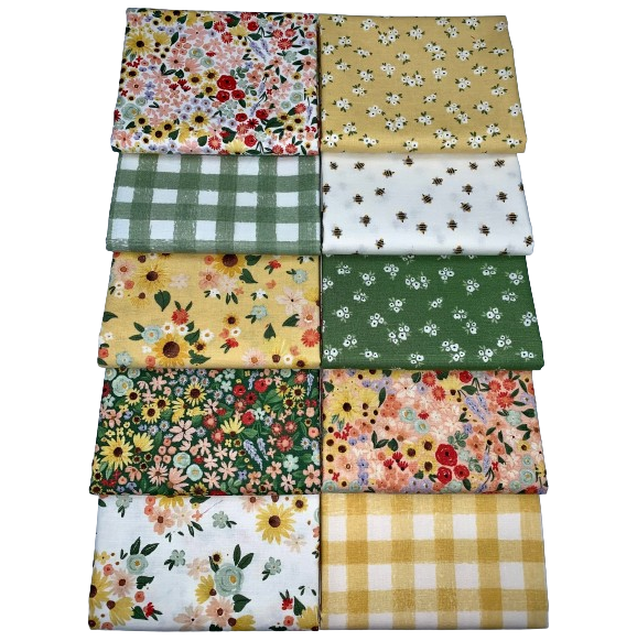 Riley Blake "Homemade" Half-yard Bundle - 10 Fabrics, 5 Total Yards