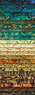 Robert Kaufman Artisan Batiks: Jungle Dreams Roll-up - 40 Total Strips