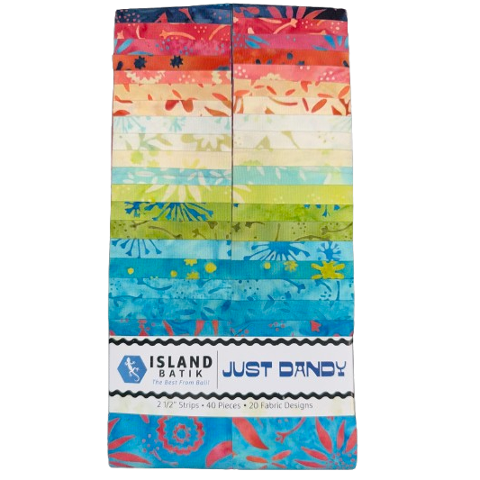 Island Batik - Just Dandy - 20 Fabrics, 40 Total Strips