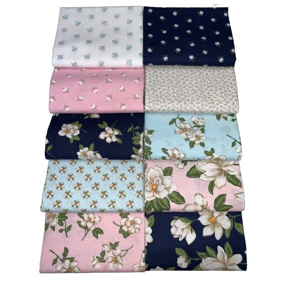 Andover "Magnolia" Half-yard Bundle - 10 Fabrics, 5 Total Yards