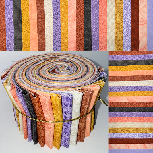 Maple 2.5" Roll - 20 Fabrics, 20 Total Strips