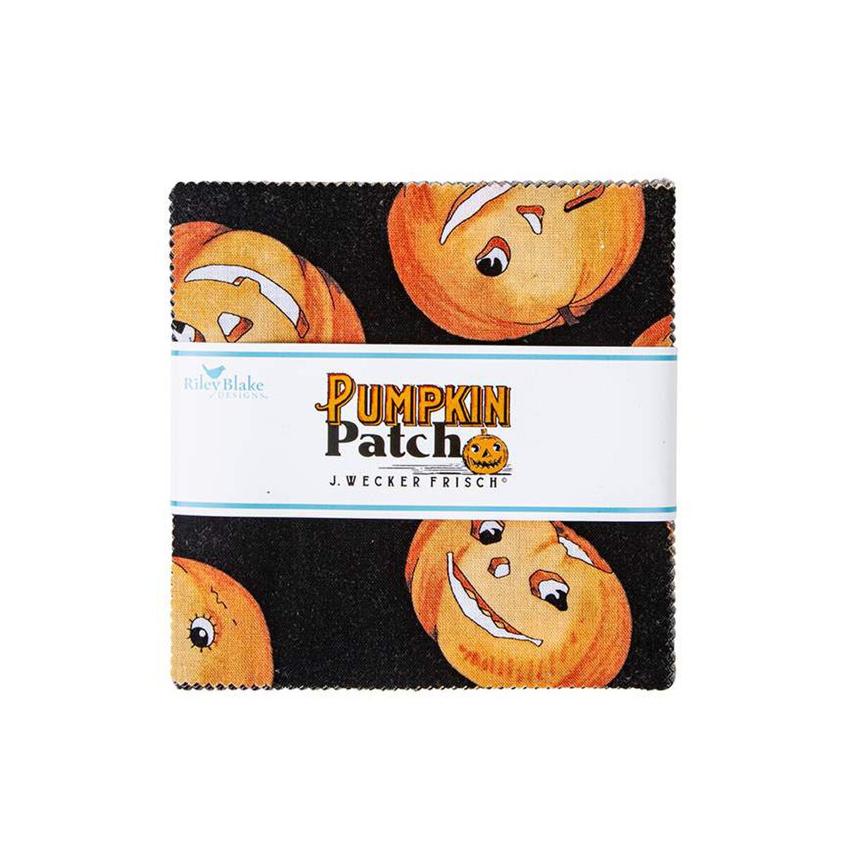 Charm Pack 5x5 Squares - Riley Blake Pumpkin Patch 5-inch Stacker - 40 5" Squares