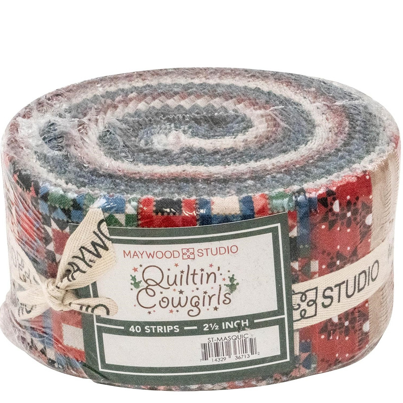 Maywood Studio - Quiltin' Cowgirls Roll - 40 Strips