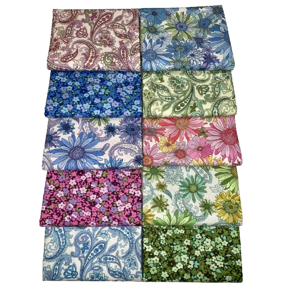 Benartex "Sleepovers" Half-Yard Bundle - 10 Fabrics, 5 Total Yards