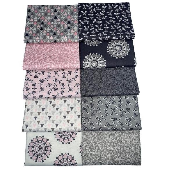 Andover "Tangent" Half-yard Bundle - 10 Fabrics, 5 Total Yards