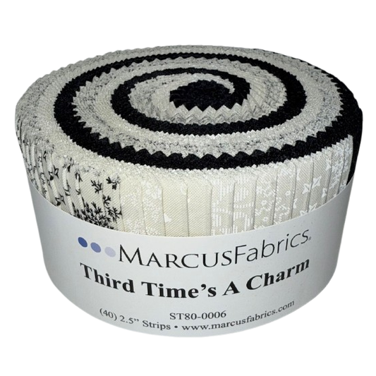 Marcus Fabrics - Third Time's A Charm - 40 2.5" Strips