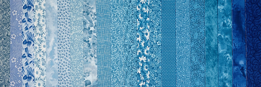 Clearance Sale) 5 Yards Fabric Bundle Blue – FabricViva