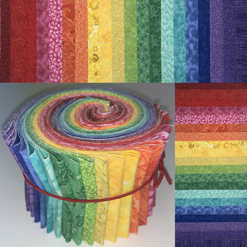 (Promo is now over!) Free Colorful Sampler Jelly Roll w/Riley Blake Rolie Polie Purchases!